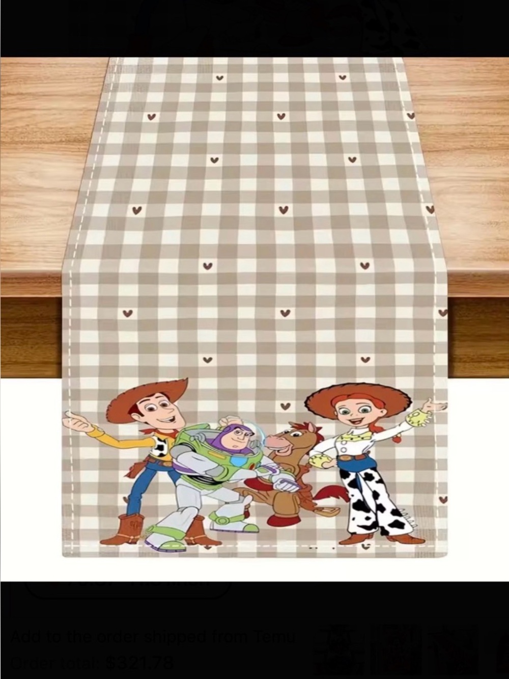 Toy Story Table Runner
